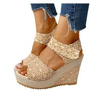 Zshosam Sandalen Damen Sommer Damen Neue Sommermode All-Match One Word Schnalle Sonnenblume Weinglas Mit Sexy Strass Transparent Stiletto Sandalen Fischmund Spitz Transparent High Heels J251