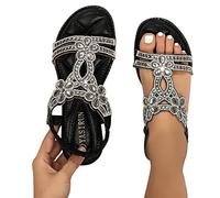 Zshosam Sandalen Damen Sommer Damen Neue Sommermode All-Match One Word Schnalle Sonnenblume Weinglas Mit Sexy Strass Transparent Stiletto Sandalen Fischmund Spitz Transparent High Heels J243