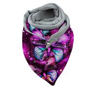 ZTFYKLIN Damen Schal Winter Schal Frauen Mehrzweckschal (C, One Size) Wollschal Damen Baumwolle Rot Extra Lang Trachtenschal Camel Active Herren Schwarz Weisses Tuch Damenschal Blau Grosser Xxl