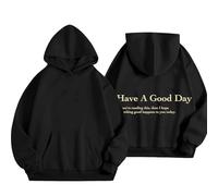 ZTFYKLIN Deals of The Day T-Shirt Weiß Damen Langarmshirt Mädchen Plus Size Pullover Damen T Shirts Oversized Damen Vintage Pullover Blau Sweatjacke Damen Mit Kapuze Blau Festival Tops for Women