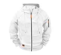 ZTFYKLIN Essentials Hoodie Gym Shirts Herren Sport Shirt Männer Oversized Reißverschluss Sweatshirt Ohne Kapuze Zip Hoodies Herren-Sweatshirt Oversize Kurzarm Mit Sportshirt Sun