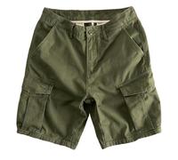 ZTFYKLIN Kurze Cargohose Herren Cargo Shorts Baumwolle Mit Reißverschluss Und Knopf Mehrere Taschen Hosen Bermuda Cargoshorts Outdoor Arbeitsshorts (Green-B, L)