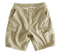 ZTFYKLIN Kurze Cargohose Herren Cargo Shorts Baumwolle Mit Reißverschluss Und Knopf Mehrere Taschen Hosen Bermuda Cargoshorts Outdoor Arbeitsshorts (Khaki-B, M)