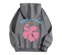 ZTFYKLIN Oversized Sweatshirt Sweatshirt Maedchen 158 Sweatshirt Damen Fruehling Weihnachts Oberteile Damen Warme Kleidung Fuer Zuhause Warmer Jogginganzug Damen Winter Festival Outfit Women