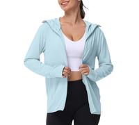ZTFYKLIN Pullover Kurzarm Damen Sonnenhemden Jacke Zip Up Hoodie Langarm Outdoor Mit (Light Blue, XXL) Weiße Bluse Pirat Crop Tops Pieces T Shirt Luftige Festliche Blusen Elegant Tunika Turtle