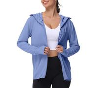 ZTFYKLIN Pullover Kurzarm Damen Sonnenhemden Jacke Zip Up Hoodie Langarm Outdoor Mit (Sky Blue, M) Schönes Grünes Oberteil Langes Shirt Für Leggings Bluse Grau Pieces Oversize Schwarz Hemd