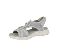 ZTFYKLIN Sandalen Damen Sommer Sandals Women Plateausohle Jelly Schuhe Mesh Atmungsaktive Sport Casual Große Größe Strandschuhe (Silver 38) Leichte Glitzer Schwarz Riemen Gold Weite H Extra Weit