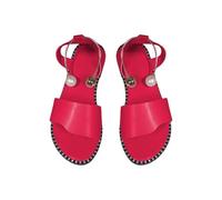 ZTFYKLIN Sandalen Damen Trekking Bequeme Orthopädische Shoes Adult Female Long Slipper Socks For Women Summer Solid Color Casual Toe Flat Soft Indoor (Red 38) Sandaletten Leichte Sommer Schuhe