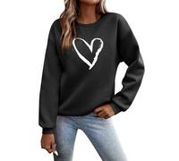 ZTFYKLIN Womens Sale Dicker Pullover Damen Winter Winterjacke Damen 54 Langarmshirt Damen Bedruckt Braunes Langes Shirt Damen Oberteil Schwarz Holiday Essentials for Women Clothing