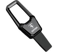 ZTLQ Auto Schlüsselring für Ferrari,Schlüsselanhänger für Ihren Schlüssel oder Ihr Display Schlüsselanhänger Auto Schlüsselanhänger Metall Keychain Geschenk Für Männer und Frauen,Grey