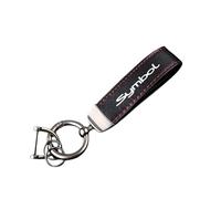 ztpato Auto Leder Schlüsselanhänger,Für Renault Symbol Auto Geschenke Schlüsselring Zubehör, Schlüsselanhänger, Leather Autoschlüsselbund