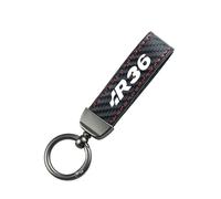 ztpato Auto Schlüsselanhänger,Für R36 R32 Rocco Scirocco Auto Kohlefaser Geschenke Schlüsselring Zubehör Schlüsselanhänger Autoschlüsselbund Ersat