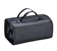 Zuasdvnk Kosmetiktasche, Reisetasche für Toilettenartikel - Kosmetik-Organizer-Taschen, wasserdichte Kosmetiktasche, Make-up-Pinselhalter für den Aufenthalt von, Schwarz, Se référer au descriptif