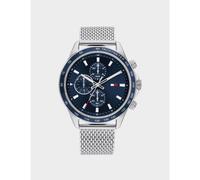 TOMMY HILFIGER Herren Analoguhr silber, Größe One Size, 8543441 Silber One Size