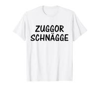Zuggorschnägge - Zuckerschnecke | Sächsische Mundart T-Shirt