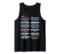 Zugtypen, Lehrplan für Schienenfahrzeuge für Kinder Tank Top