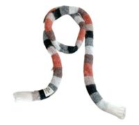 Zunetsutock Dünner und gestreifter Strickschal für Damen, elegantes und weiches Accessoire, ideal für Herbst und Winter, täglicher Gebrauch | Outdoor-Aktivitäten, Reisen, Urlaub und Wintersport, B