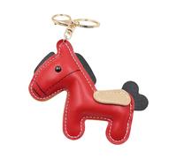 Zuoeay Eleganter, minimalistischer Schlüsselanhänger aus Legierung, 3D Pferdeornament, modischer Schlüsselanhänger