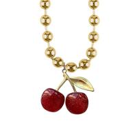 Zuoeay Trendy Sturdy Acryl Love Perlen Halskette Mit Auffälligen Designs Cherrys Anhänger Für Multipurpose Casual Wear Cherrys Anhänger