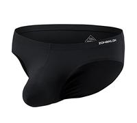 ZUOLAIYIN Slip Männer Beutel Slip Herren Unterwäsche Sexy Frontbeutel Unterhosen Polyamid Nylon Schwarz Blau Grau