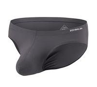 ZUOLAIYIN Slip Männer Beutel Slip Herren Unterwäsche Sexy Frontbeutel Unterhosen Polyamid Nylon Schwarz Blau Grau