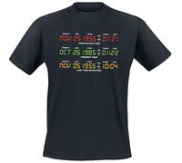 Zurück in die Zukunft Delorean Display Männer T-Shirt schwarz