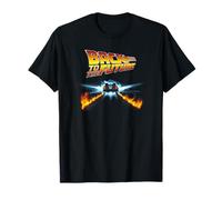 Zurück in die Zukunft DeLorean und Logo T-Shirt