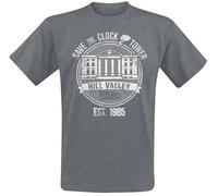Zurück in die Zukunft Save The Clock Tower T-Shirt dunkelgrau in XL