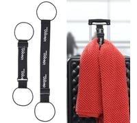 Zusatzgepäck-Gurt (2er-Set) für Koffer - Elastischer Gurt für Handgepäck, Rucksack & Reisetaschen - Sicherer Ringverschluss, luggage strap