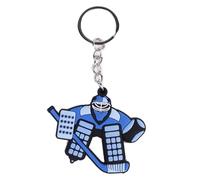 ZwaitL Cartoon-Eishockey-Anhänger, modisch, einfacher Schlüsselhalter, Wintersport, dekorativer Schlüsselanhänger für Geldbörse, Handtasche, Tasche, Eis- und Schneesport, Fan, Geschenke, Partyzubehör
