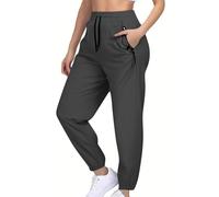 ZWDC Jogginghose Damen Sporthose Baumwolle für Frauen Sweathose Jogging Hose Mädchen Trainingshosen Slim Fit Jogger Sweatpants Lang Freizeithose Laufhosen für Damen Kordelzug Trainingshose