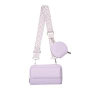 Zweckmäßige Damentasche mit abnehmbarer Handytasche Strapazierfähiges Kunstleder Ergonomischer Schulterplan für Street Fashion Zwei in Einzel Schulter