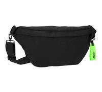 Zwei sportliche Unisex Bauchtasche Alex ALH80 Damen Herren & Teenager Hip Bag, modernes Cooles Design, Hüfttasche auch als Crossbody Bag tragbar wasserabweisend (Black)
