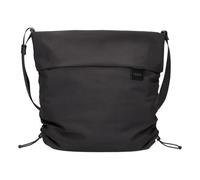 Zwei Damen Umhängetasche AMIE AM120 - 9 L Hobo Bag, leichte Schultertasche mit seitlicher Raffung zur Volumenerweiterung, Geheimfach & verstellbarer Schultergurt (black)