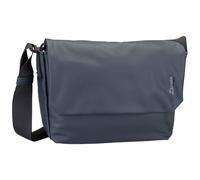 Zwei Unisex Messenger-Bag Cargo CA135 wasserabweisende Umhängetasche 9 Liter DIN-A4 passend verstellbarer Schultergurt Magnet-Verschlussklappe gepolstertes Laptop-Fach gute Innenausstattung (blue)
