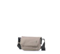 Zwei Unisex Umhängetasche Cargo CA40 kleine wasserfeste Tasche 1 Liter aus leichtem Hydroflex, Schlüsselband, verstellbarer Gurt, sportliche Crossbody-Bag für Damen Herren & Teenager (taupe)