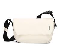 Zwei Unisex Umhängetasche Cargo CA40 kleine wasserfeste Tasche 1 Liter aus leichtem Hydroflex, Schlüsselband, verstellbarer Gurt, sportliche Crossbody-Bag für Damen Herren & Teenager (off-white)