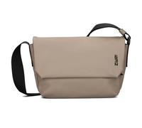 Zwei Umhängetasche Cargo CA60 Messenger-Bag 3 Liter hochwertiges Hydroflex-Material praktisches Schlüsselband verstellbarer Gurt sportliche Crossbody-Bag für Damen Herren & Teenager (taupe)