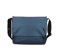 Zwei Unisex Messenger-Bag Cargo CA130 wasserfeste Umhängetasche 6 Liter verstellbarer Schultergurt Magnet-Verschlussklappe gepolstertes Laptop-Fach gute Innenausstattung (metallic-blue)