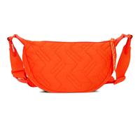 Zwei Damen Puffer Tasche Cleo CL50 gesteppte moonbag 2 Liter wasserabweisende quilted Puffy Bag Halbmond-Form, recyceltes Nylon, Stepptasche tragbar als Umhängetasche oder crossbody (papaya-new)