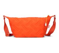 Zwei Damen Puffer Umhängetasche Cleo CL60 gesteppte Handtasche, quilted Bag, ultraleicht, wasserabweisend, robust, moderne Damen Stepp-Tasche (papaya)