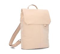 Zwei Damen City-Rucksack Mademoiselle.M MR13 Tagesrucksack 7 Liter, gepolstertes Laptopfach, Magnet-Verschlussklappe, Hauptfach mit Reißverschluss, Rückenpolsterung (canvas-brown)