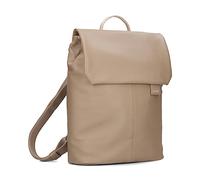 Zwei Damen City-Rucksack Mademoiselle.M MR13 Tagesrucksack 7 Liter, gepolstertes Laptopfach, Magnet-Verschlussklappe, Hauptfach mit Reißverschluss, Rückenpolsterung (hazel)