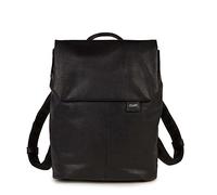Zwei Damen City-Rucksack Mademoiselle.M MR13 Tagesrucksack 7 Liter, gepolstertes Laptopfach, Magnet-Verschlussklappe, Hauptfach mit Reißverschluss, Rückenpolsterung, klassisch-elegant (noir)