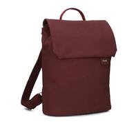 Zwei Damen City-Rucksack Mademoiselle.M MR13 Tagesrucksack 7 Liter, gepolstertes Laptopfach, Magnet-Verschlussklappe, Hauptfach mit Reißverschluss, Rückenpolsterung (rubin)