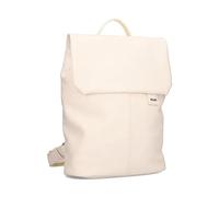 Zwei Damen City-Rucksack Mademoiselle.M MR13 Tagesrucksack 7 Liter, gepolstertes Laptopfach, Magnet-Verschlussklappe, Hauptfach mit Reißverschluss, Rückenpolsterung, klassisch-elegant (off-white)