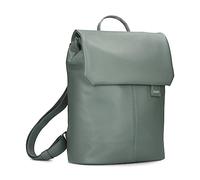 Zwei Damen City-Rucksack Mademoiselle.M MR13 Tagesrucksack 7 Liter, gepolstertes Laptopfach, Magnet-Verschlussklappe, Hauptfach mit Reißverschluss, Rückenpolsterung (eucalyptus)