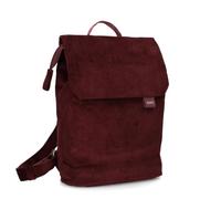 Zwei Damen City-Rucksack Mademoiselle.M MR13 Tagesrucksack 7 Liter, gepolstertes Laptopfach, Magnet-Verschlussklappe, Hauptfach mit Reißverschluss, Rückenpolsterung (cord-bordeaux)