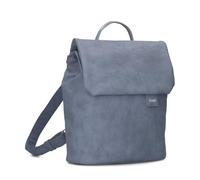 Zwei Damen City-Rucksack Mademoiselle.M MR8 4 Liter weiches Kunstleder, Magnet-Verschlussklappe, Hauptfach mit Reißverschluss, gepolstertes Trennfach für Tablet, Rückenpolsterung (nubuk-sky)