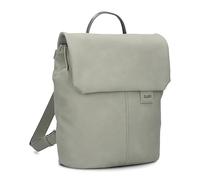 Zwei Damen City-Rucksack Mademoiselle.M MR8 4 Liter weiches Kunstleder, Magnet-Verschlussklappe, Hauptfach mit Reißverschluss, gepolstertes Trennfach für Tablet, Rückenpolsterung (sage)